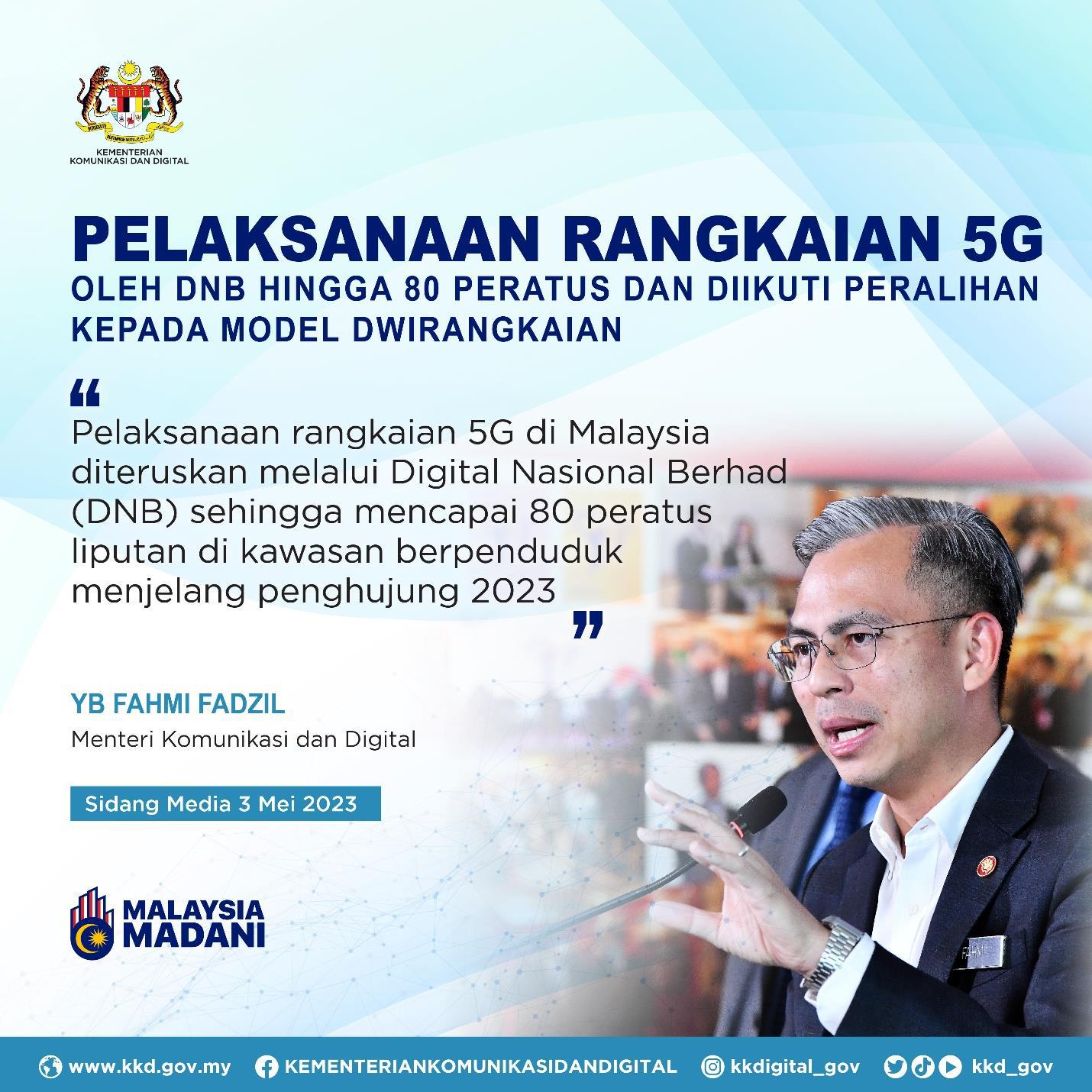 PELAKSANAAN RANGKAIAN 5G OLEH DNB 1